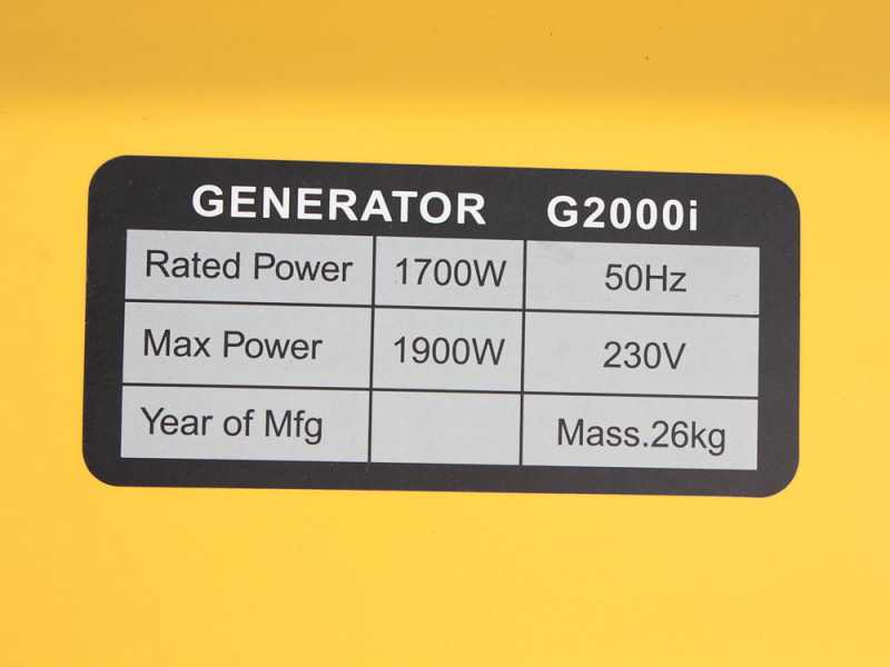 G2000i - Generador inverter AMA monofásico en Oferta
