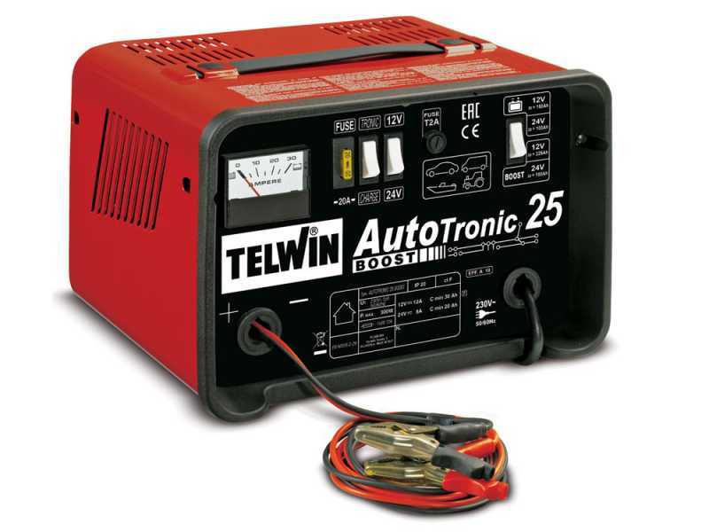 TEC 4 Cargador de baterías de 12-24 V para coches y camiones de