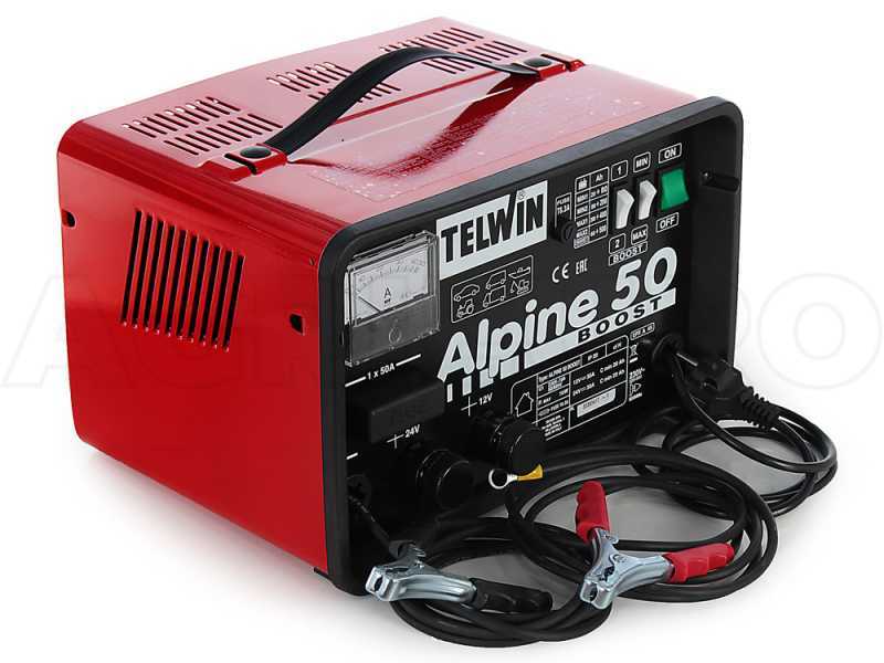 Cargador de baterías 12V y 24V 30A Alpine 50 Telwin