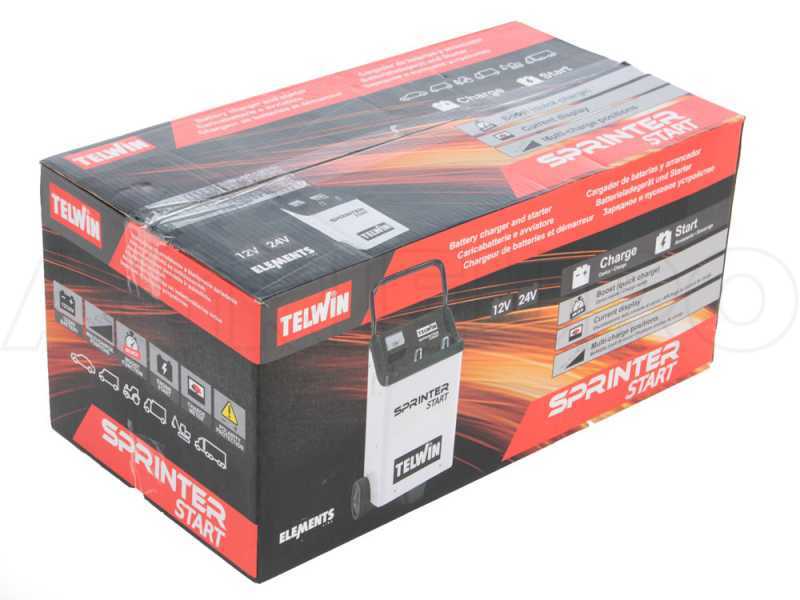 Telwin Sprinter 6000 - Cargador de batería 12/24V en Oferta