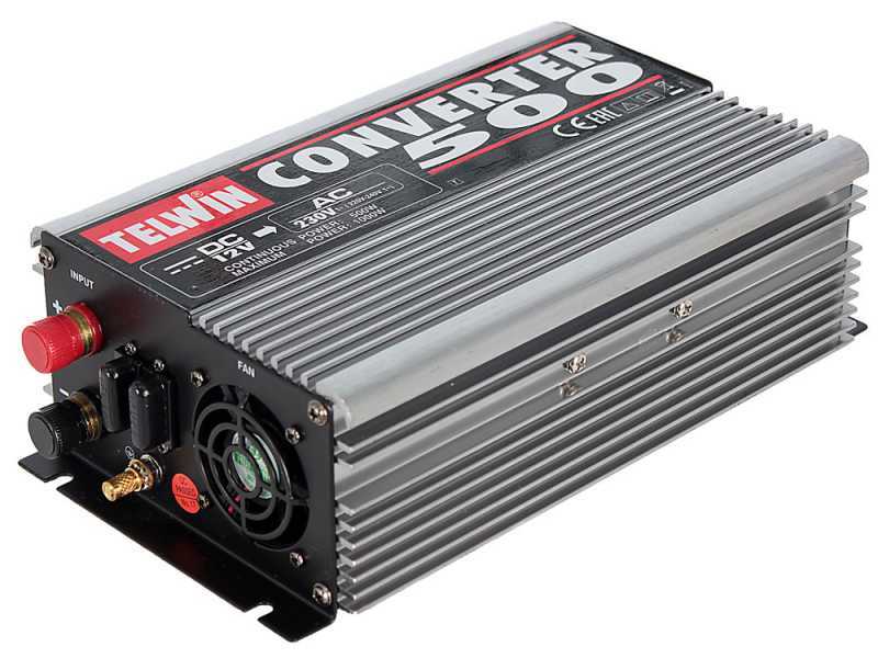 Convertidor de corriente Inverter 12V a 220V CONVERTER 1000 TELWIN MT