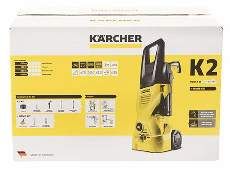 Karcher K 2 Power Control Home Kit Hidrolimpiadora 1400W + Accesorios