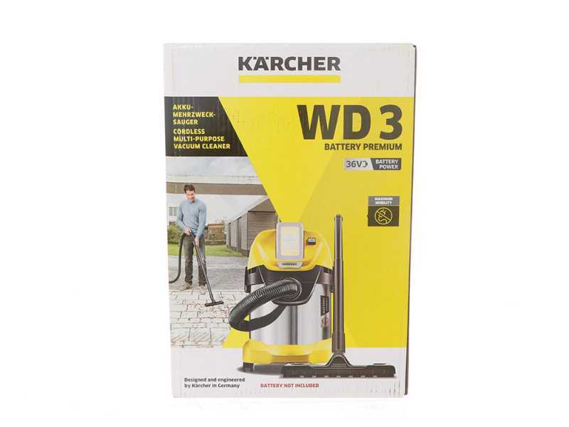 Accesorios Aspiradora Karcher Wd3
