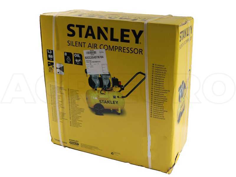 Stanley DST 150/8/50 Compresor de aire silencioso de 50 lt