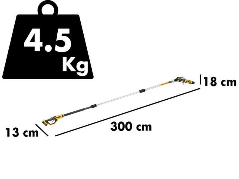 DEWALT DCMPS567P1-QW Podadora telescópica 18 V