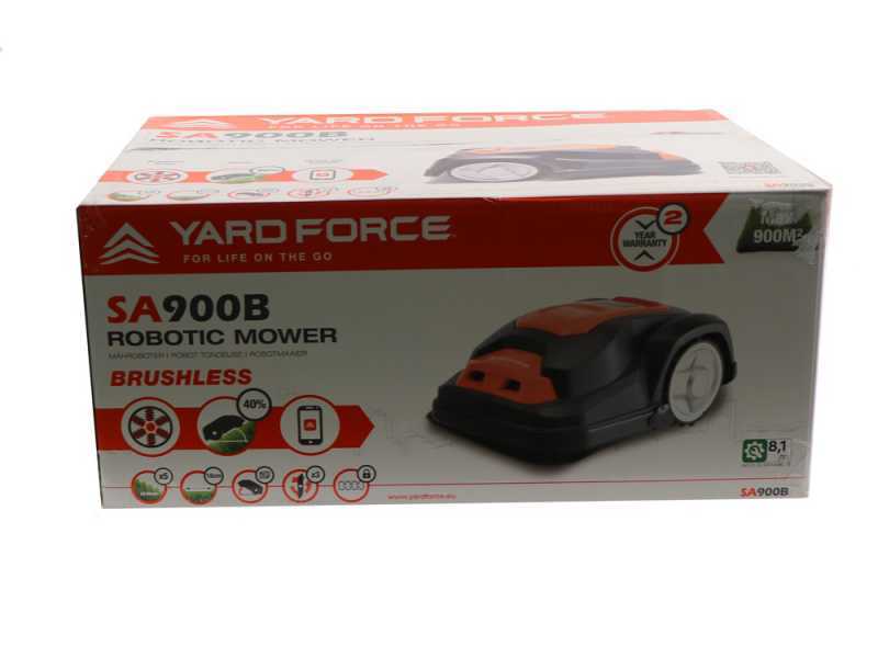 Yard Force SA900B - Robot cortac&eacute;sped - Gesti&oacute;n per medio de APP - Bluetooth integrado