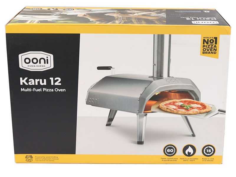 Ooni KARU 12 - Horno de le&ntilde;a para pizza - Capacidad de cocci&oacute;n: 1 pizza