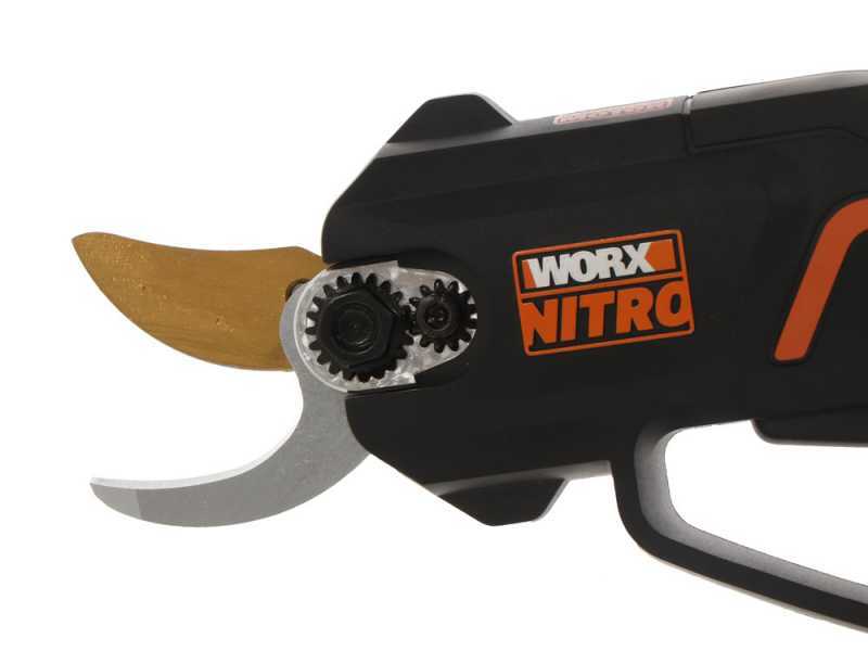 Tijera de poda a batería WORX WG330E Nitro de ion litio 20V 2 Ah de segunda  mano