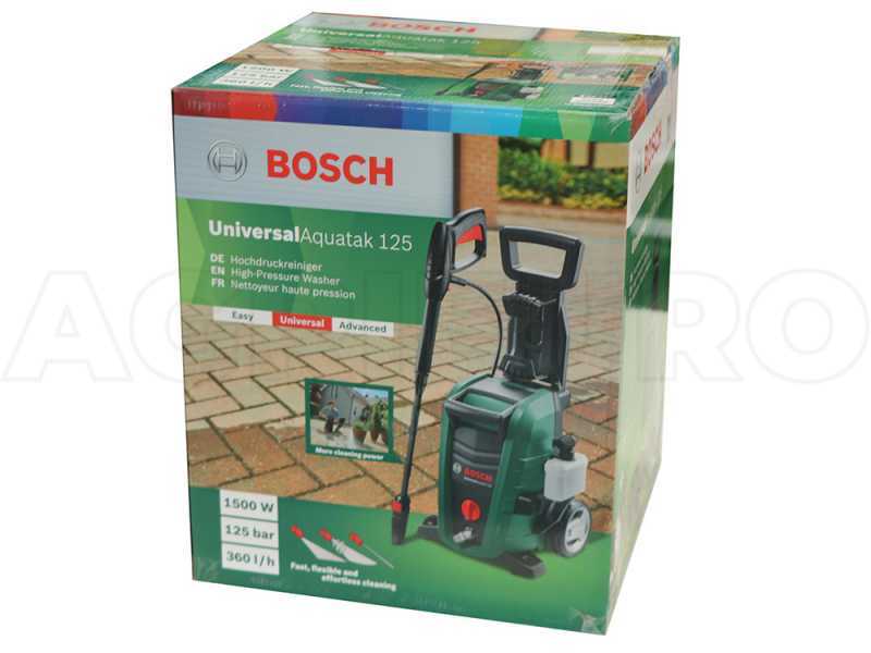 Bosch Verde Hidrolimpiadora de Agua Fría Universal Aquatak 130 y Kit  Limpieza de Coche