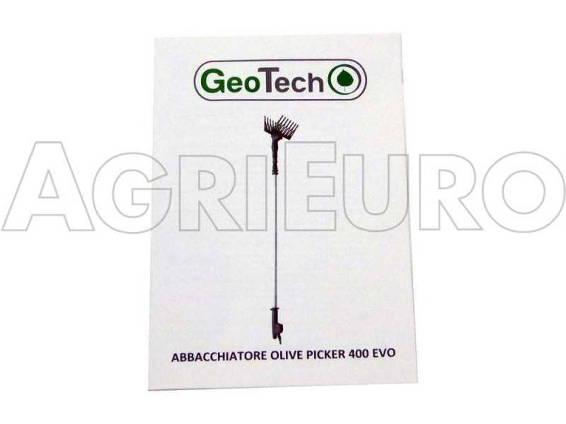 AgriEuro España - ¿Qué mejor que un práctico vareador de aceitunas a batería  para ayudarte con la cosecha? 🤩 GeoTech Olive Picker 400 EVO: 🌳 Pértiga  telescópica de aluminio de 190 a