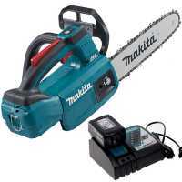 Motosierra eléctrica a batería Makita DUC307ZC de 610W 110V/220V color azul