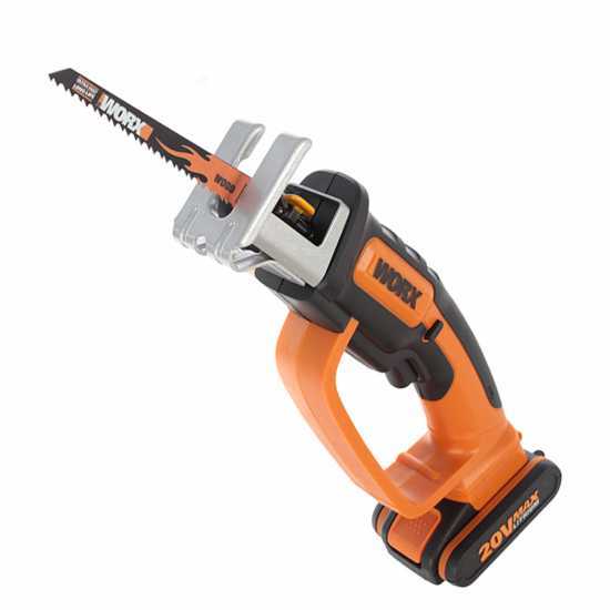 Worx WG894E - Serrucho el&eacute;ctrico de bater&iacute;a Li-ion 20V 2Ah